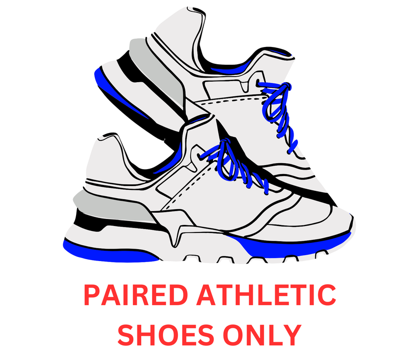  Paired sneakers only